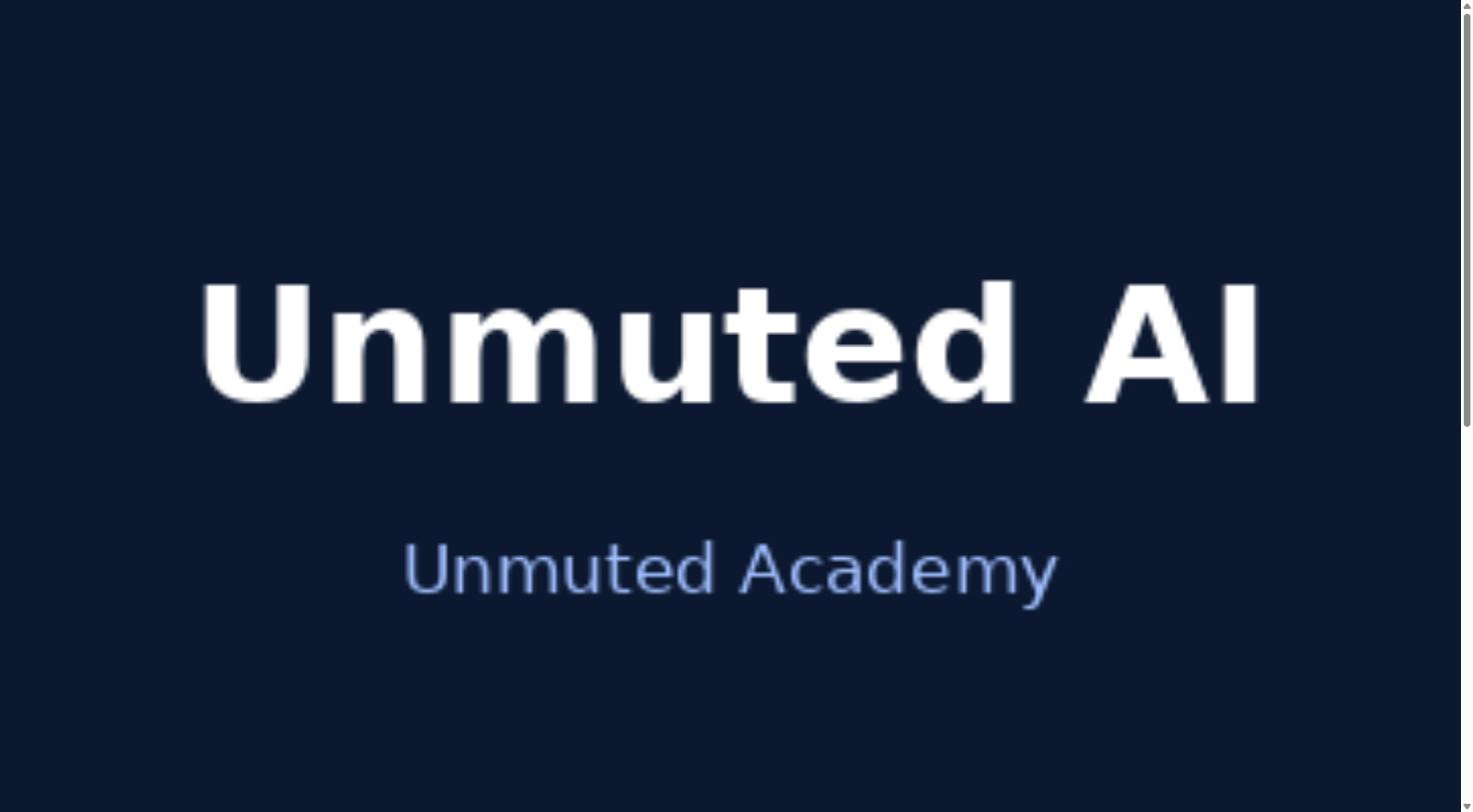 Unmuted AI Tool Library